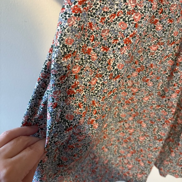 Doen chestnut mini dress in petit jardin floral print - Picture 5 of 9